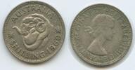 Australien One Shilling Silber (1 Shilling) H1415 - Widder Queen Elizabeth II. 1952-2022 Australia -