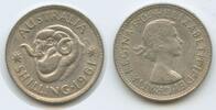 Australien One Shilling Silber (1 Shilling) H1443 - Widder Queen Elizabeth II. 1952-2022 Australia -