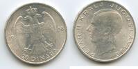 Serbien Königreich Jugoslawien 20 Dinara Silber M#5872 - Yugoslavia Petar II. 1934-1945 Kingdome -