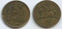 Litauen 20 Centu G11626 - Lithuania Latvia -
