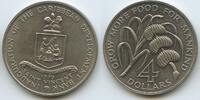 Saint Vincent and the Grenadines 4 Dollars GS498 - F.A.O. Elizabeth II. Karibik Zuckerrohr & Bananen FAO -
