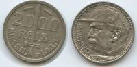 Brasilien 2000 Reis Silber M#6582 - Marshall Luiz Alves de Lima, Duke of Caxias - Brazil -