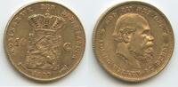 Niederlande 10 Gulden Gold M#5502 - King Wilhelm III. 1849-1890 Netherlands -