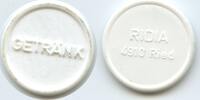 Österreich Oberösterreich Getränkemarke Getränk Wertmarke Jeton Token M451 - Ridia 4910 Ried -
