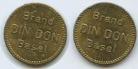 Schweiz Eidgenossenschaft Wertmarke Jeton Token Automatenmarke G13476 - Brand Din Don - Basel Switzerland -