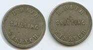 Großbritannien Great Britain United Kingdom One Shilling Token T116 - R. Bath Wisbech British Fruit pickers Cambridgeshire -