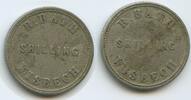 Großbritannien Great Britain United Kingdom One Shilling Token G16312 - R. Bath Wisbech British Fruit pickers Cambridgeshire -