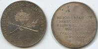RDR Böhmen Österreich Prague Krönungsjeton Silber G5923 - Franz II. & Erzherzogin Maria Theresia Krönung in Prag RAR -