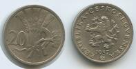 Tschechoslowakei 20 Haleru (20 Haléřů) G0550 - Czechoslovakia Czechoslovak Republic -