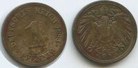 Deutsches Reich Kaiserreich 1 Pfennig G10456 - Germany Empire Wilhelm II. 1888-1918 -
