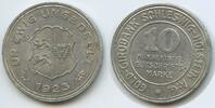 Deutsches Reich Weimar 10/100 Gutschrifts-Marke T215 - Gold-Girobank Schleswig-Holstein A.G. -