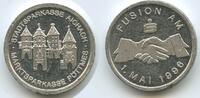 Deutschland Bundesrepublik Bayern Medaille Fusion am M#6864 - Stadtparkasse Aichach-Schrobenhausen, Marktsparkasse Pöttmes -