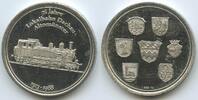 Deutschland Bundesrepublik Medaille PA615 - 75 Jahre Lokalbahn Dachau-Altomünster - Lokomotive -