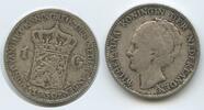 Niederlande 1 Gulden Silber H0275 - Wilhelmina I. Netherlands -