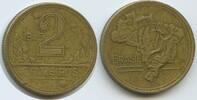 Brasilien 2 Cruzeiros G2627 - Republic of the United States of Brazil Brésil -