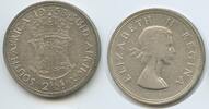 Südafrika 2½ Shillings Silber H0931 - King George VI. 1936-1952 South Africa Suid-Afrika -