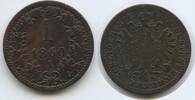 Österreich Kaiserreich 1 Kreuzer G14916 - Franz Joseph I. 1848-1916 Austria Vienna -