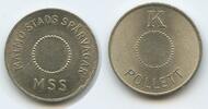 Schweden Wertmarke Jeton Transit token T087 - Malmö Stads Spårvägar MSS - K Pollett Sweden -
