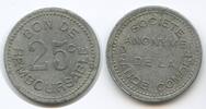 Komoren Comores 25 Centimes Token Coinage G1044 - French Comoros Société Anonyme de la Grande Comore -