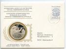 Vereinigten Staaten von Amerika Silbermedaille im Numisbrief GN680f - Niederlande Utrecht - International Society of Postmasters -