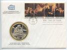 Vereinigten Staaten von Amerika Silbermedaille im Numisbrief GN680e - Bicentennial of Independence - International Society of Postmasters -