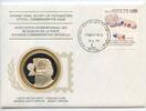 Vereinigten Staaten von Amerika - Israel Silbermedaille im Numisbrief GN680g - Bezalel Academy Jerusalem - International Society of Postmasters -