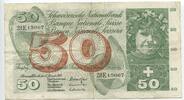 50 Franken (50 Francs) 15. Januar 1969 Schweiz Eidgenossenschaft GB130 - Schweizerische Nationalbank - Swiss National Bank Switzerland Gebrauchte...