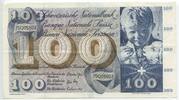 100 Franken (100 Francs) 10. Februar 1971 Schweiz Eidgenossenschaft GB180 - Schweizerische Nationalbank - Swiss National Bank Switzerland Gebrauc...