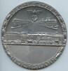Plakette einseitig um 1939 Deutsches Reich M#259 -  Fachschaft Reichsbahn - Dampflokomotive, Fliegender Hamburger,  E 19 Vorzüglich - HK getilgt
