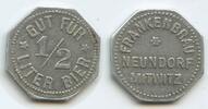 Deutschland Bayern Biermarke Wertmarke Bierzeichen M523 - Franken Bräu Neundorf Mitwitz Brauerei Token coinage -