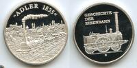 Deutschland Bundesrepublik Medaille PA746 - Rocket & Adler 1835 Geschichte der Eisenbahn -