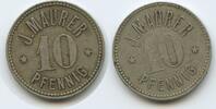 Deutsches Reich 10 Pfennig Wertmarke Jeton Token G4988 - J.Maurer -