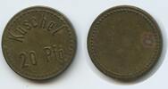 Deutsches Reich Wertmarke 20 Pfennig Jeton Token G15563 - Kuschel - Nicht näher bestimmt -