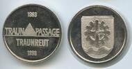 Deutschland Bundesrepublik Bayern Medaille G5015 - Traunreut Traunpassage 1993-1998 -