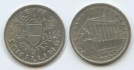 Österreich 1.Republik 1 Schilling Silber H0041 - Parlament Wien Austria Vienna -