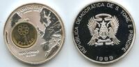 Saint Thomas and Prince Islands 2000 Dobras 1 Euro Silber G0169 - Portugal - 1 Escudo Year of the EURO - Saint Tome & Pricipe -