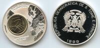 Saint Thomas and Prince Islands 2000 Dobras 1 Euro Silber G0170 - Spain - 5 Pesetas Year of the EURO - Saint Tome & Pricipe -