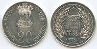 Indien 20 Rupees Silber G2098 - India Grow More Food F.A.O. -