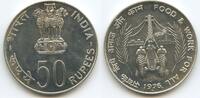 Indien 50 Rupees Silber G2099 - India Food and Work for All F.A.O. -