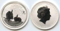Australien 50 Cents - 1/2 Unze Bullion Coin 1/2 Oz PA059 - Australian Year of the Rabbit - Jahr des Hasen - China Tierkreiszeichen -