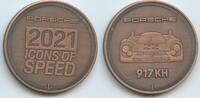 Deutschland Kalendermedaille Bronze PA778 - Porsche 917 KH Icons Of Speed -