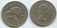 Neuseeland One Florin (1 Florin) G11819 - Kiwi bird - Elizabeth II. 1952-2022 New Zealand -