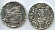 Schraubmedaille mit Inlay 1985 Deutschland Bundesrepublik PA847 - 2000 Jahre Augsburg - Rathaus - Wappen Unzirkuiert