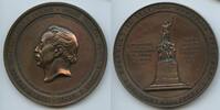Tschechien Böhmen Prag Bronzemedaille GN1216 - Errichtung des Denkmals von Radetzky in Prag -