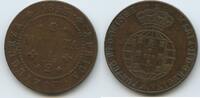 ½ Macuta 1853 Angola Portugisisch G1050 - RAR Maria II. 1834-1853 Portuguese Colony Sehr schön