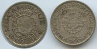 Mosambik 20 Escudos Silber H0286 - Portuguese Colony Moçambique -