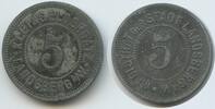 Deutsches Reich Brandenburg 5 Pfennig Notgeld G7038 - Landsberg an der Warthe Magistrat Kleingeldersatz -