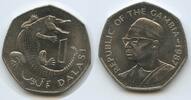 Gambia 1 Dalasi G15473 - Krokodil David Dawda Kairaba Jawara -