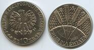 Polen 10 Zlotych Probe Trial Strike G8807 - Chleb dla Świata Próba FAO Poland Polskich -