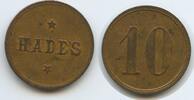 Deutsches Reich Kaiserreich Wertmarke 10 Pfennig Jeton Token G7072 - Hades - nicht näher bestimmt (Hades = Herrscher über die Unterwelt) -